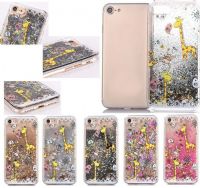 Moving Glitter Star Bling Liquid Case para IPhone 7 4 7 Plus 5-5 7P Quicksand